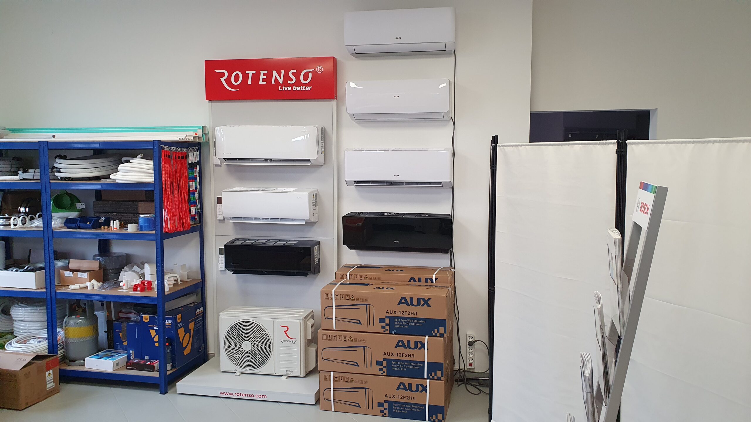 Zaplecze techniczne MD Instal z wyposażeniem HVAC i F-Gaz