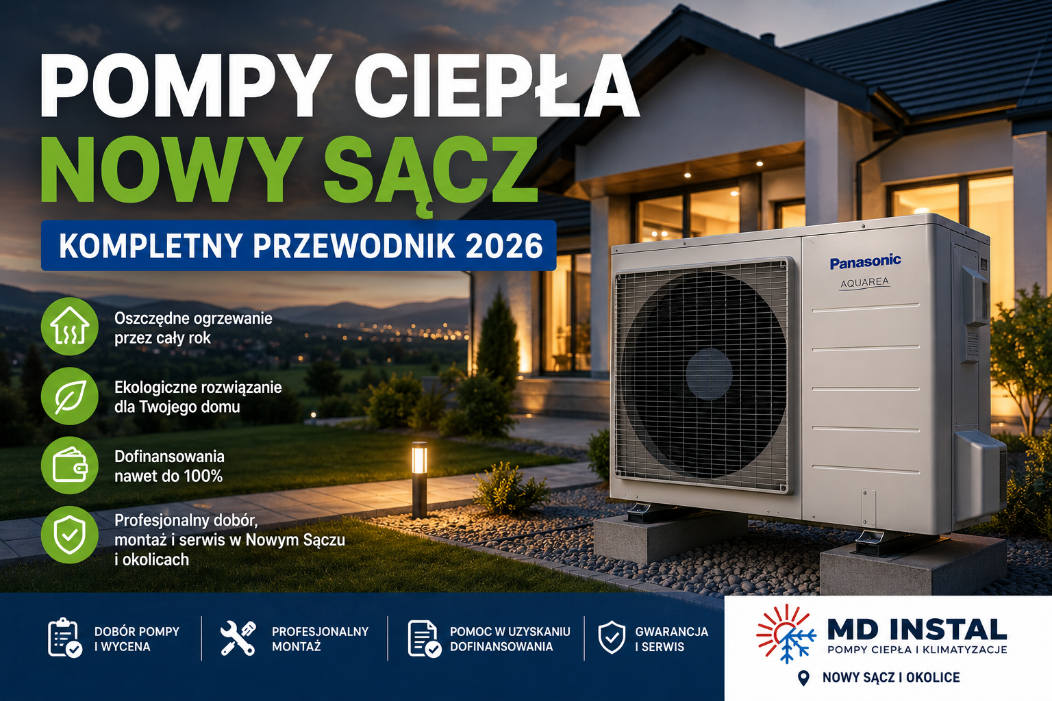 Pompy ciepła Nowy Sącz